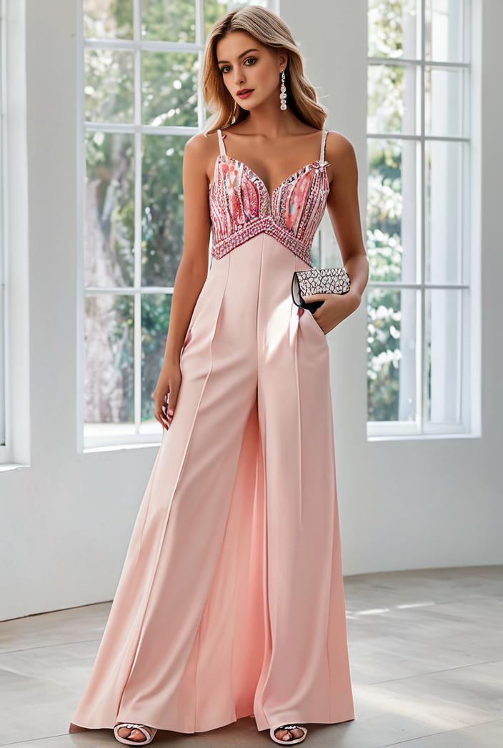 convertible chiffon lace open back spaghetti straps bridesmaid dress 147752