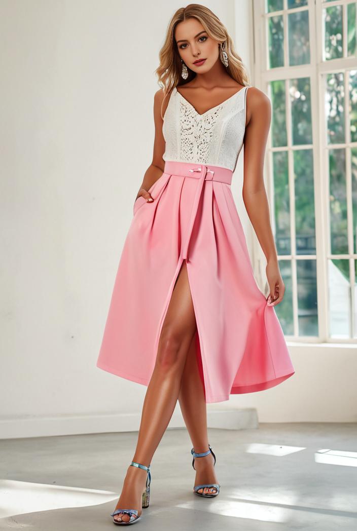 deep v neck lace chiffon bridesmaid dress with asymmetrical hem 148296