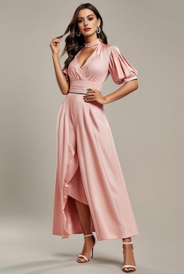 elegant chiffon high low off the shoulder bridesmaid dress 149173