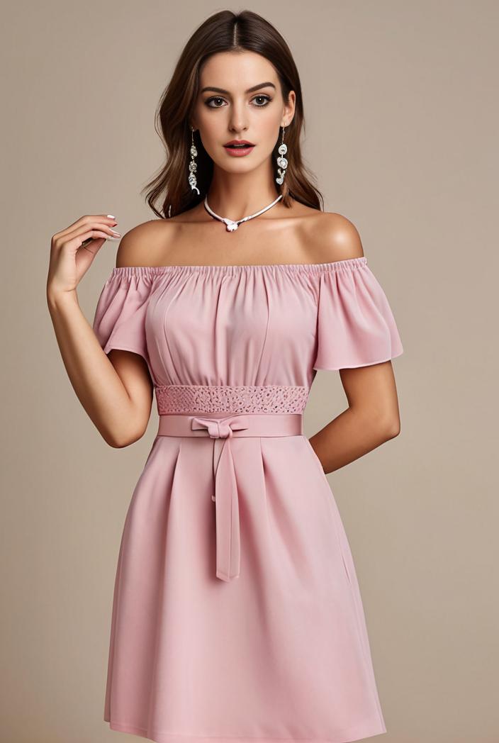 elegant chiffon high low off the shoulder bridesmaid dress 149190