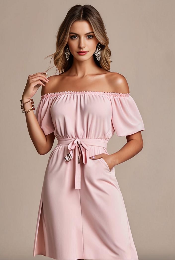 elegant chiffon high low off the shoulder bridesmaid dress 149192