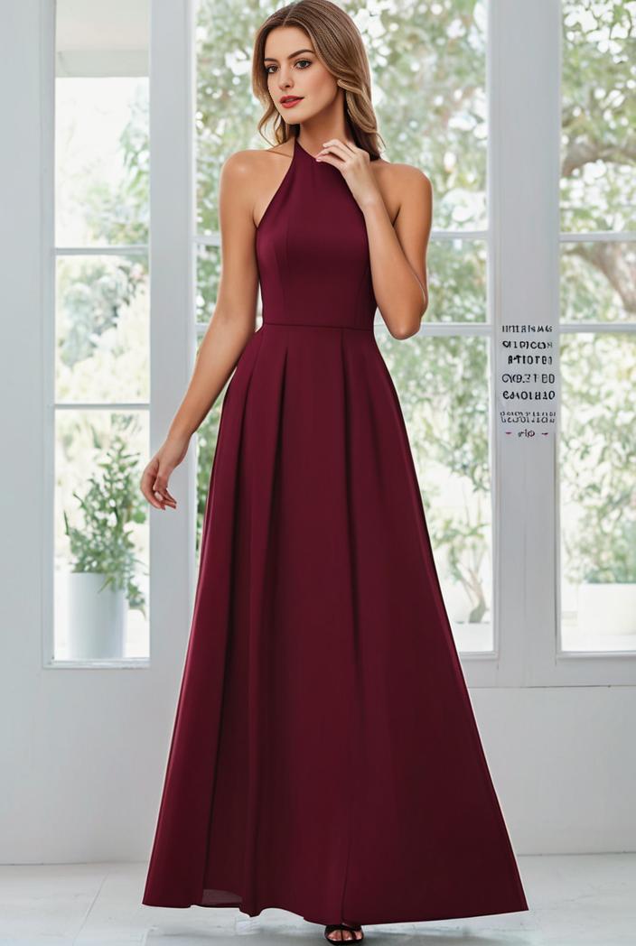 flowy chiffon one shoulder with three straps bridesmaid dress 101984