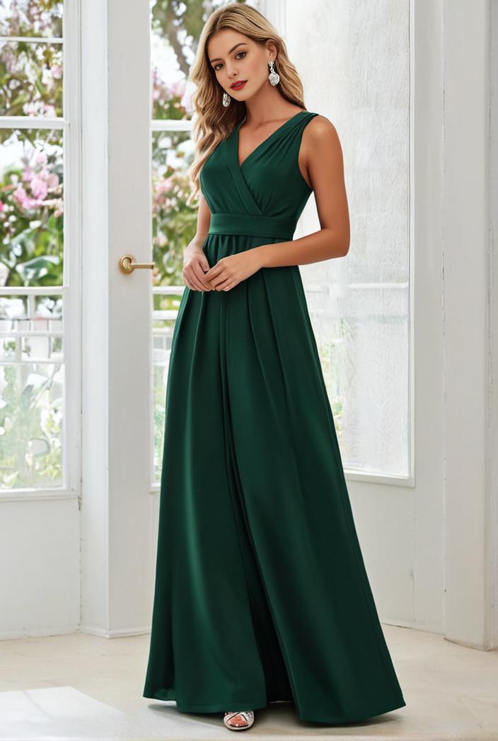 flowy chiffon one shoulder with three straps bridesmaid dress 102023