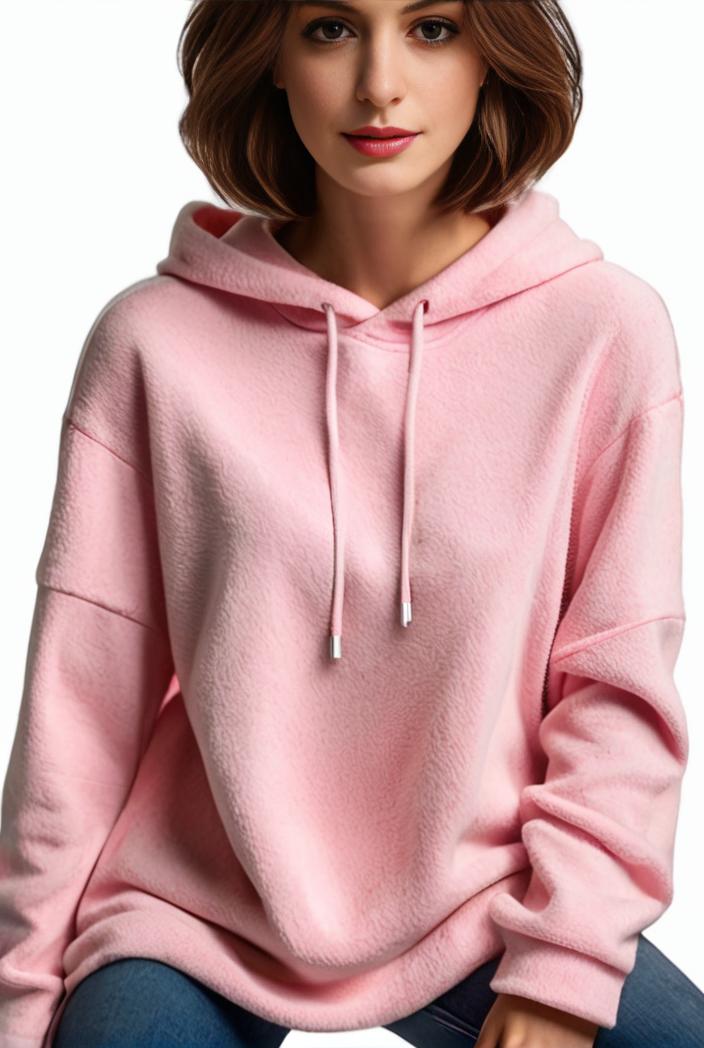 plus size casual hoodie women s plus solid ribbed long sleeve slight stretch hoodie drawstring sweatshirt 105145