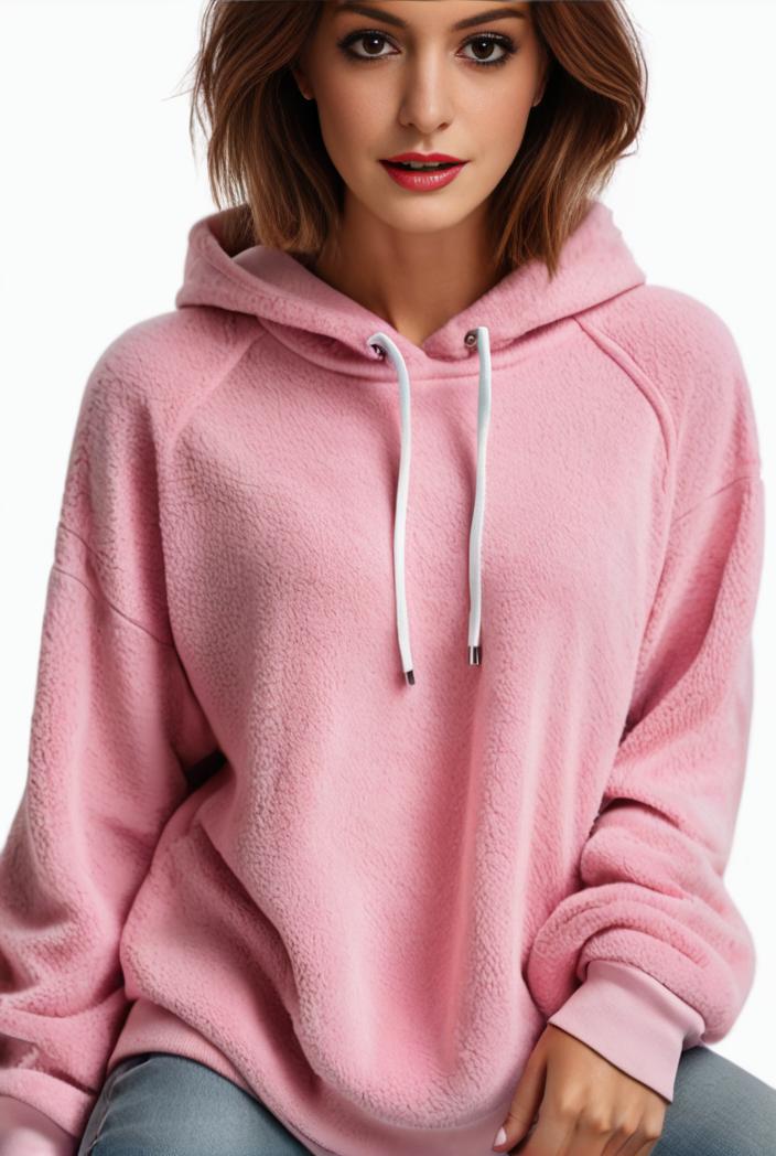 plus size casual hoodie women s plus solid ribbed long sleeve slight stretch hoodie drawstring sweatshirt 105146