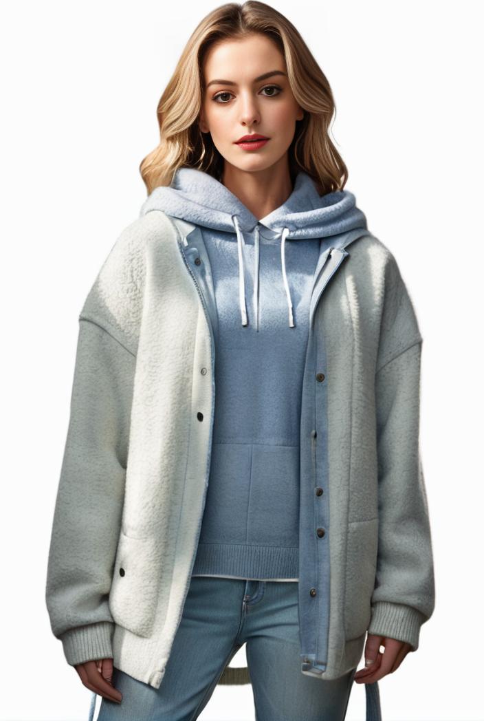 plus size casual hoodie women s plus solid ribbed long sleeve slight stretch hoodie drawstring sweatshirt 105158