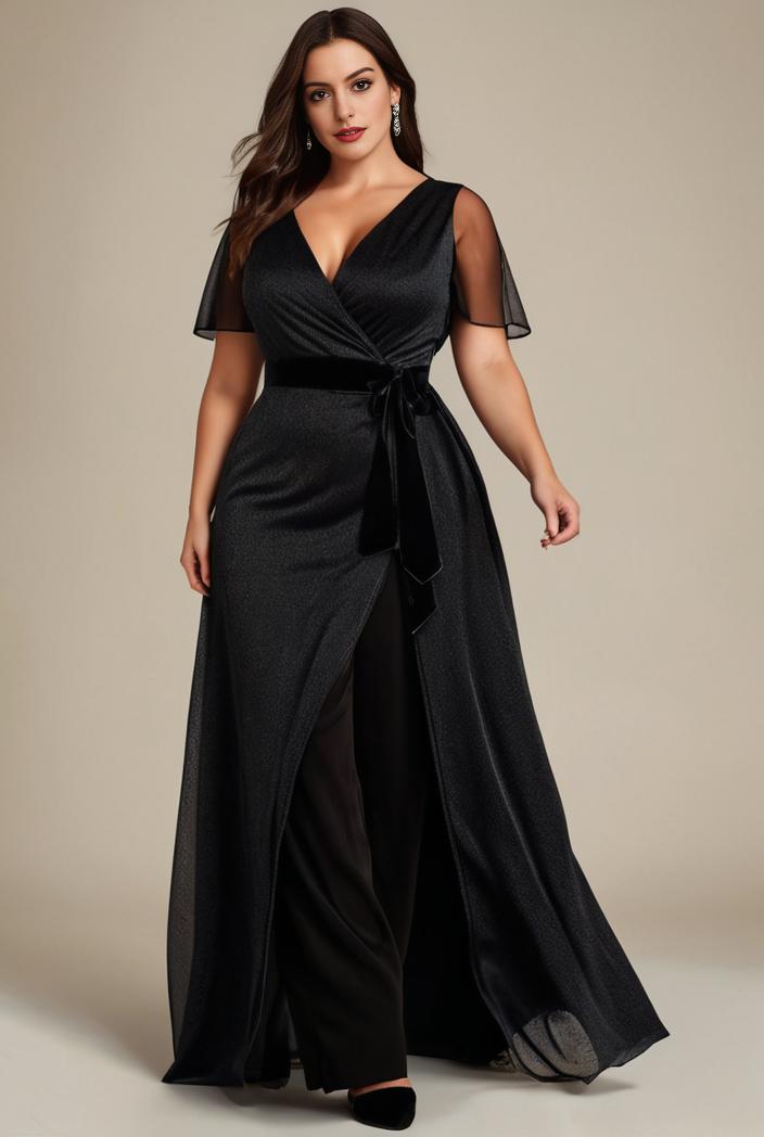 plus size floor length formal evening gowns for weddings 105469