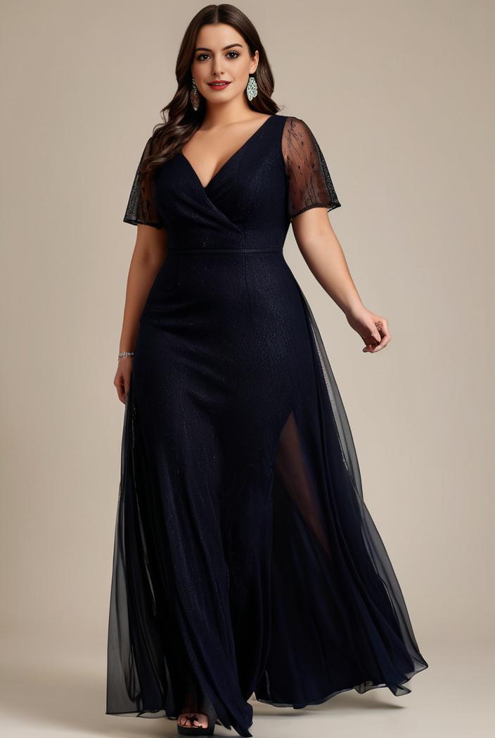 plus size floor length formal evening gowns for weddings 105470