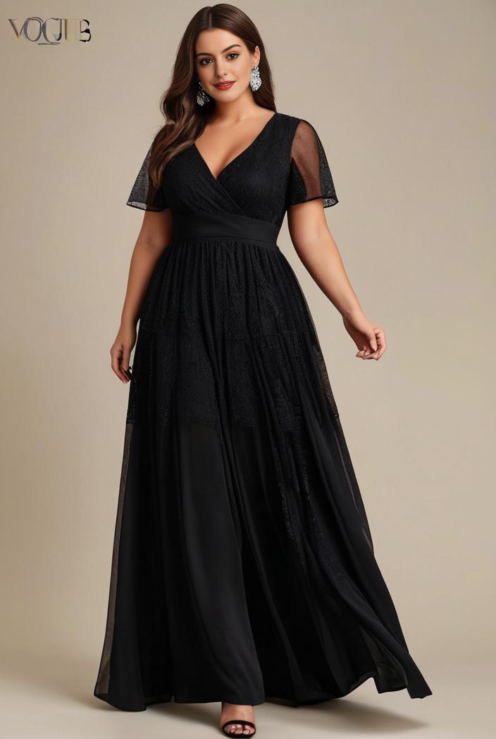 plus size floor length formal evening gowns for weddings 105472