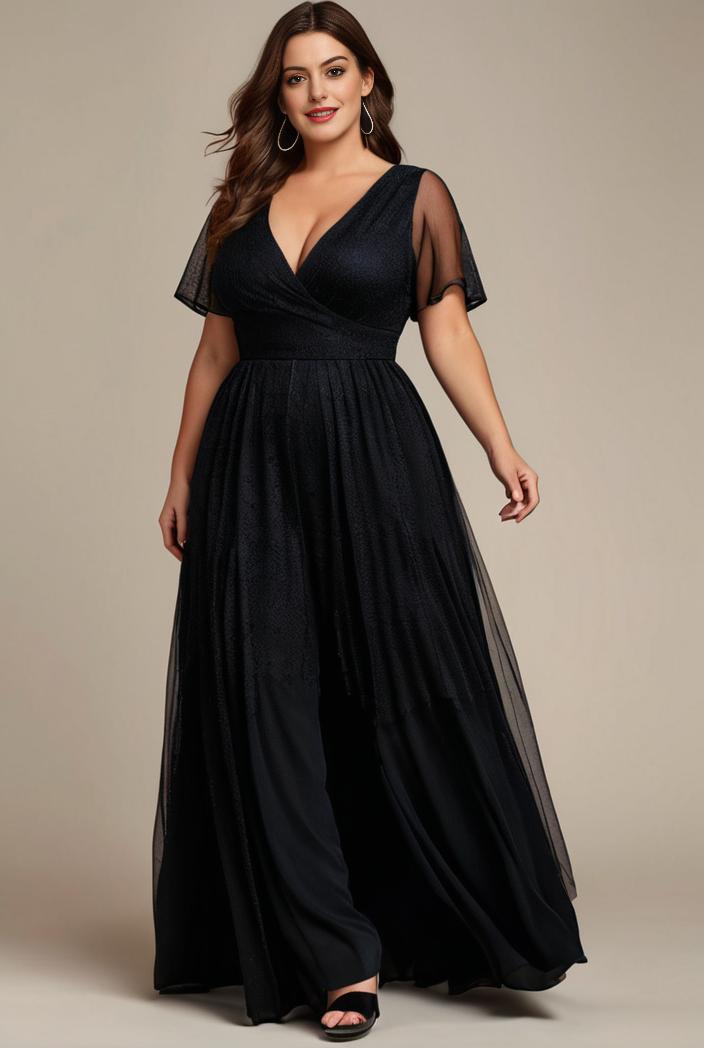 plus size floor length formal evening gowns for weddings 105473