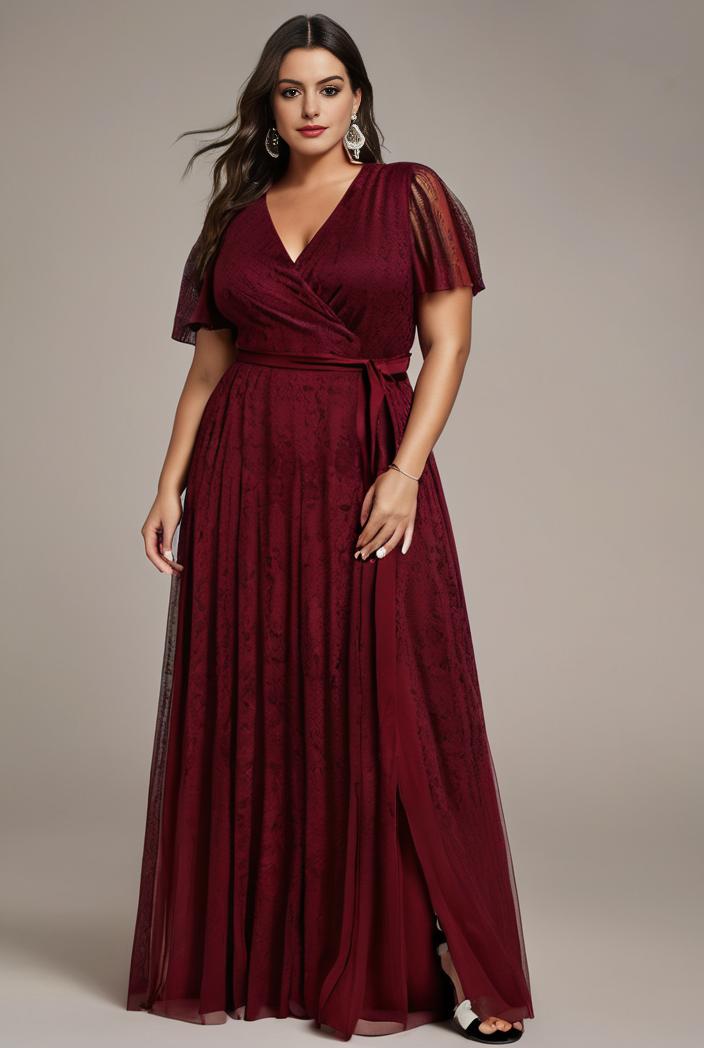 plus size floor length formal evening gowns for weddings 105483