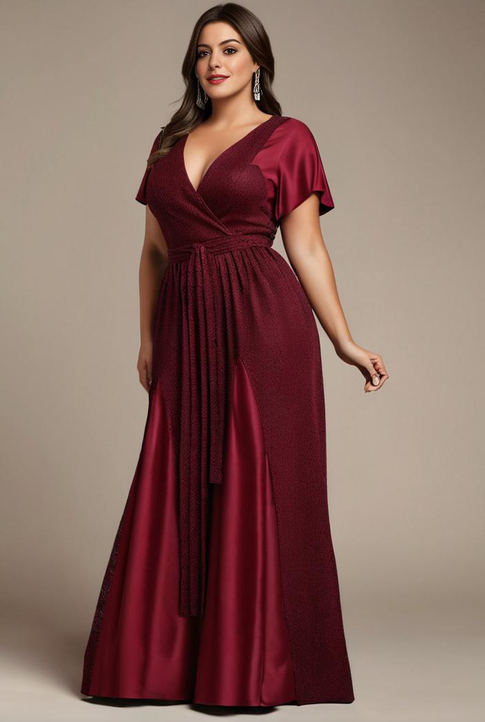 plus size floor length formal evening gowns for weddings 105529