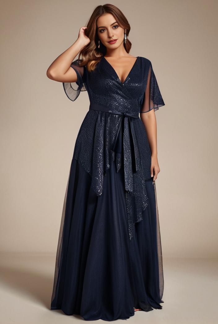 plus size floor length formal evening gowns for weddings 105533
