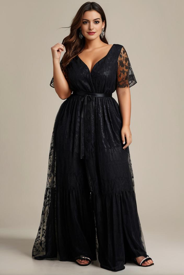 plus size floor length formal evening gowns for weddings 105543