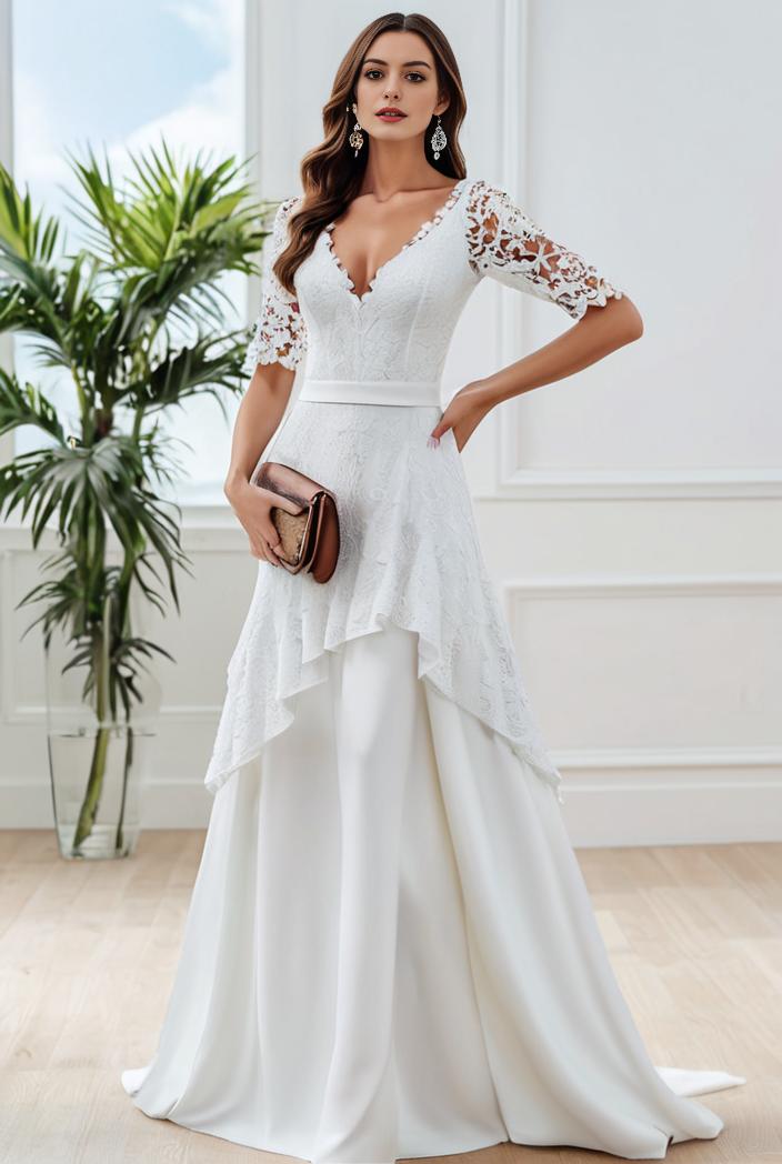 plus size floor length formal evening gowns for weddings 105547