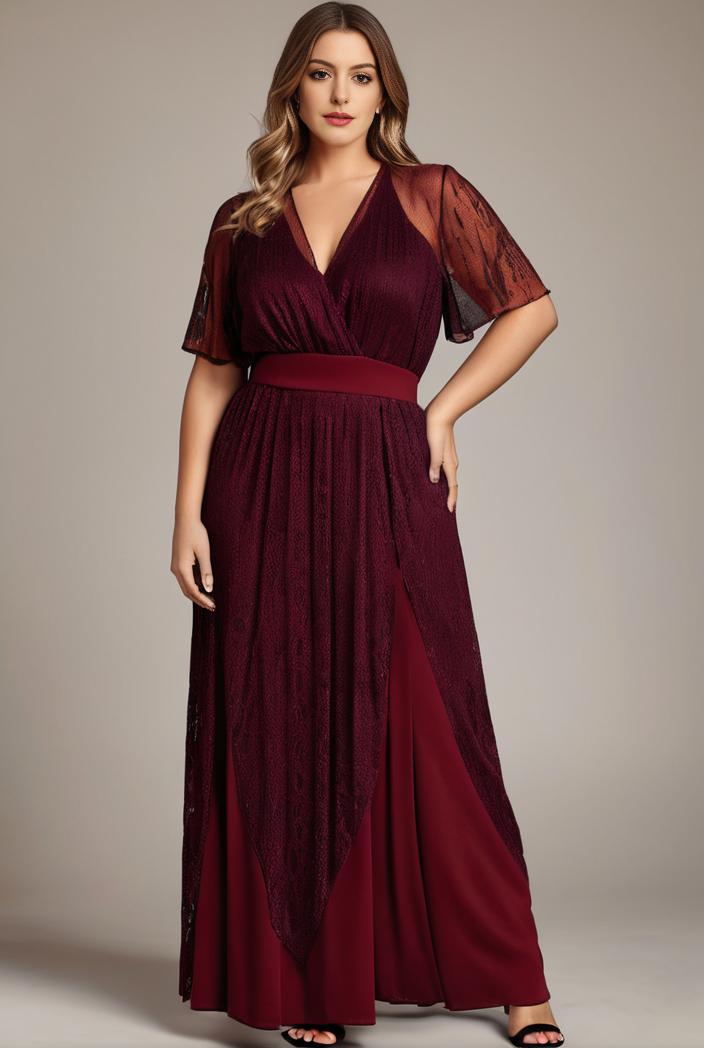 plus size floor length formal evening gowns for weddings 105582