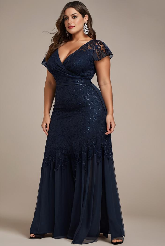 plus size floor length formal evening gowns for weddings 105611