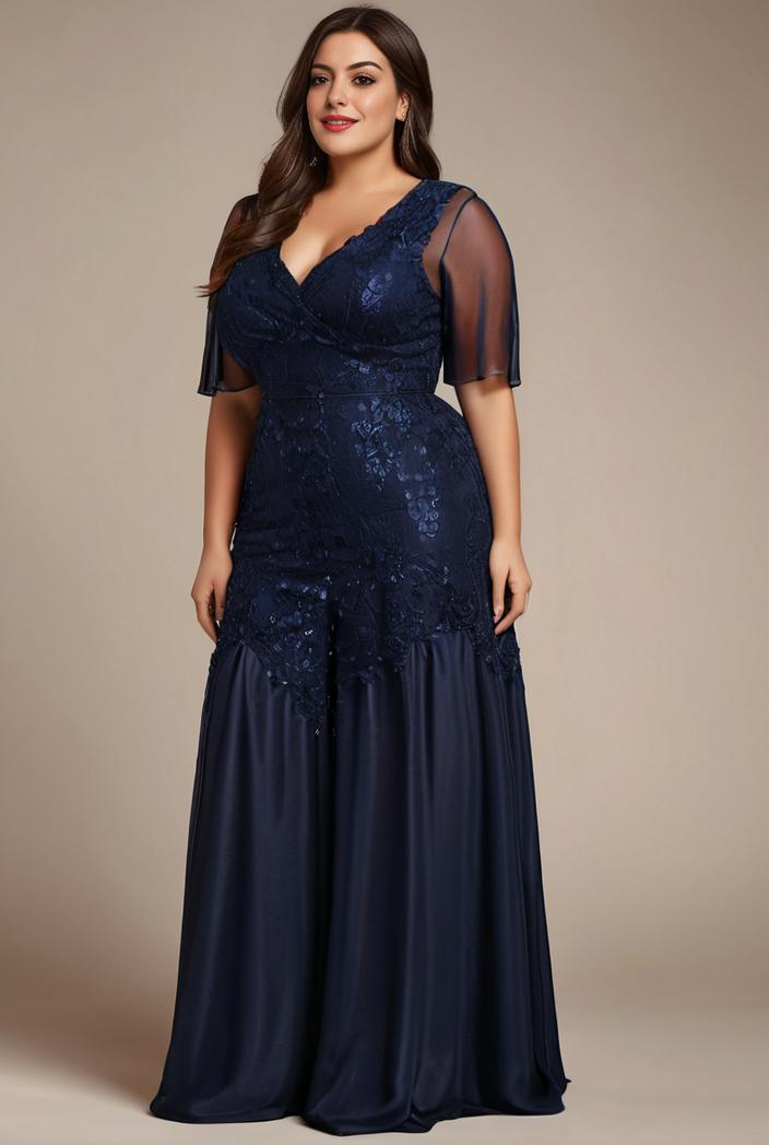 plus size floor length formal evening gowns for weddings 105617