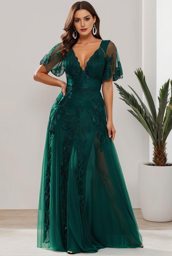 plus size floor length formal evening gowns for weddings 105654