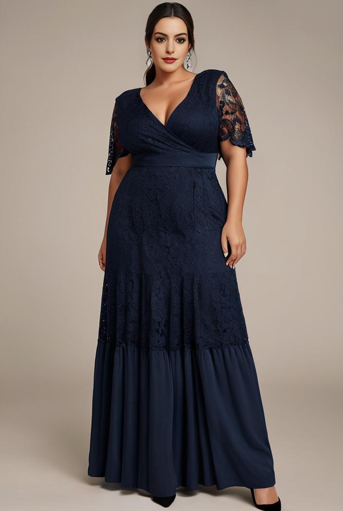 plus size floor length formal evening gowns for weddings 105659