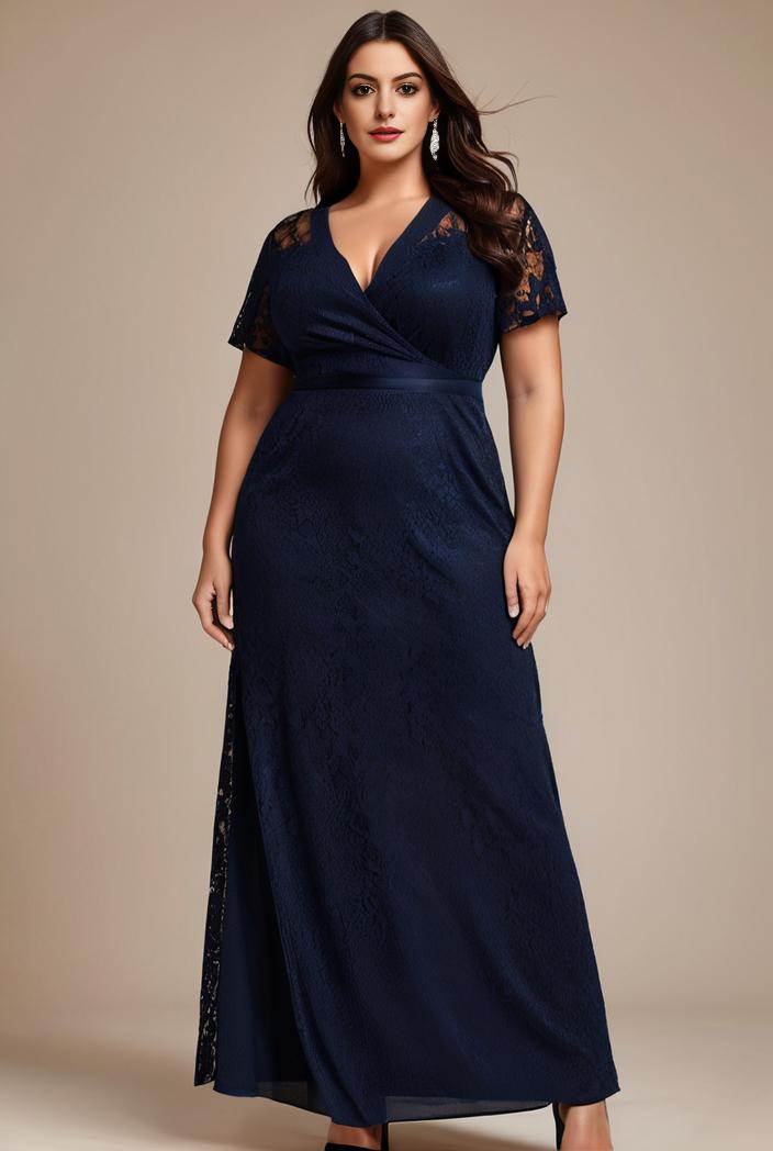 plus size floor length formal evening gowns for weddings 105662