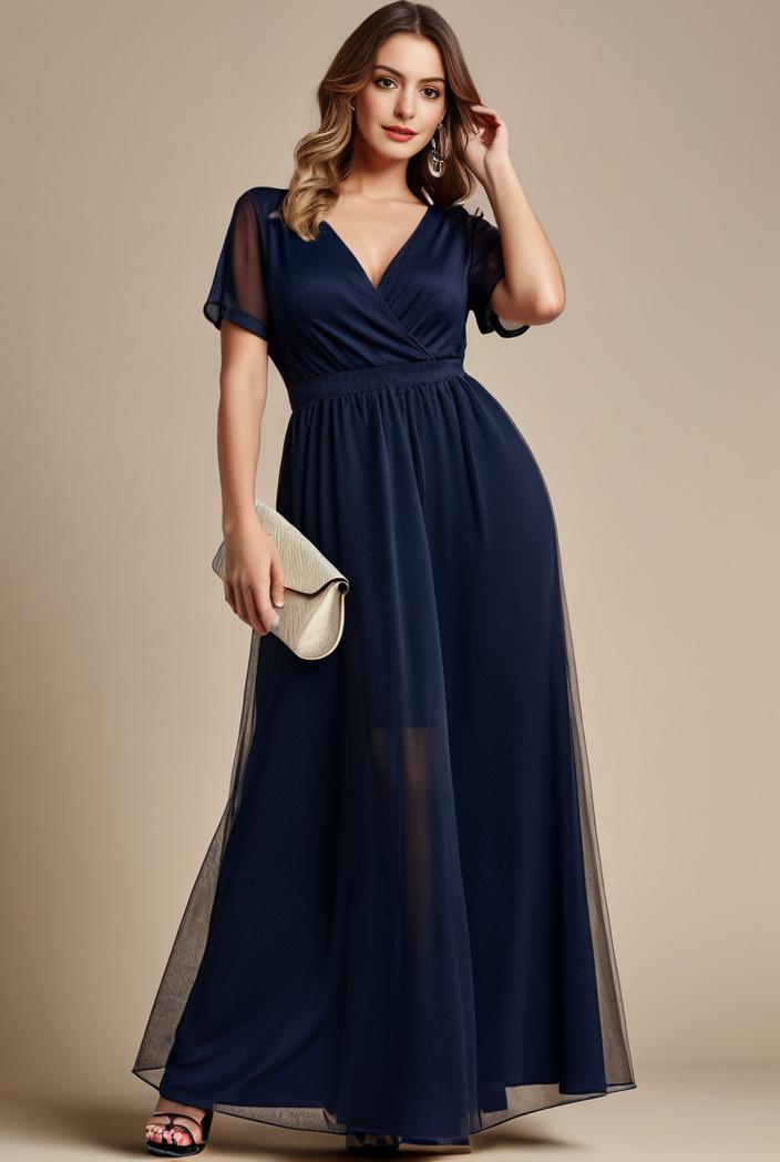 plus size floor length formal evening gowns for weddings 105664