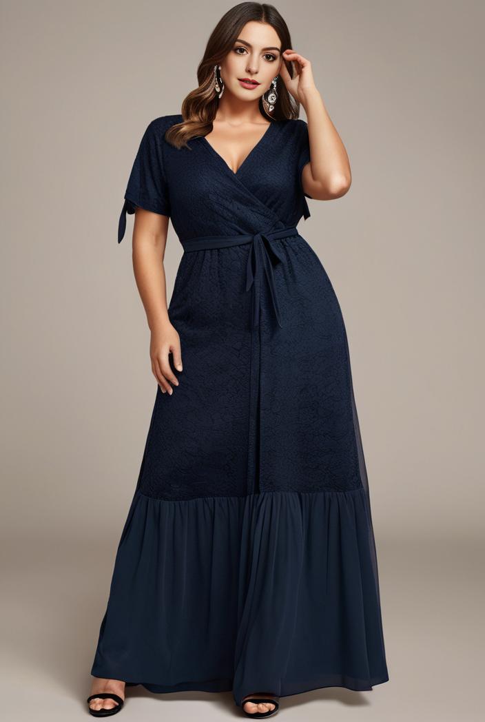 plus size floor length formal evening gowns for weddings 105669