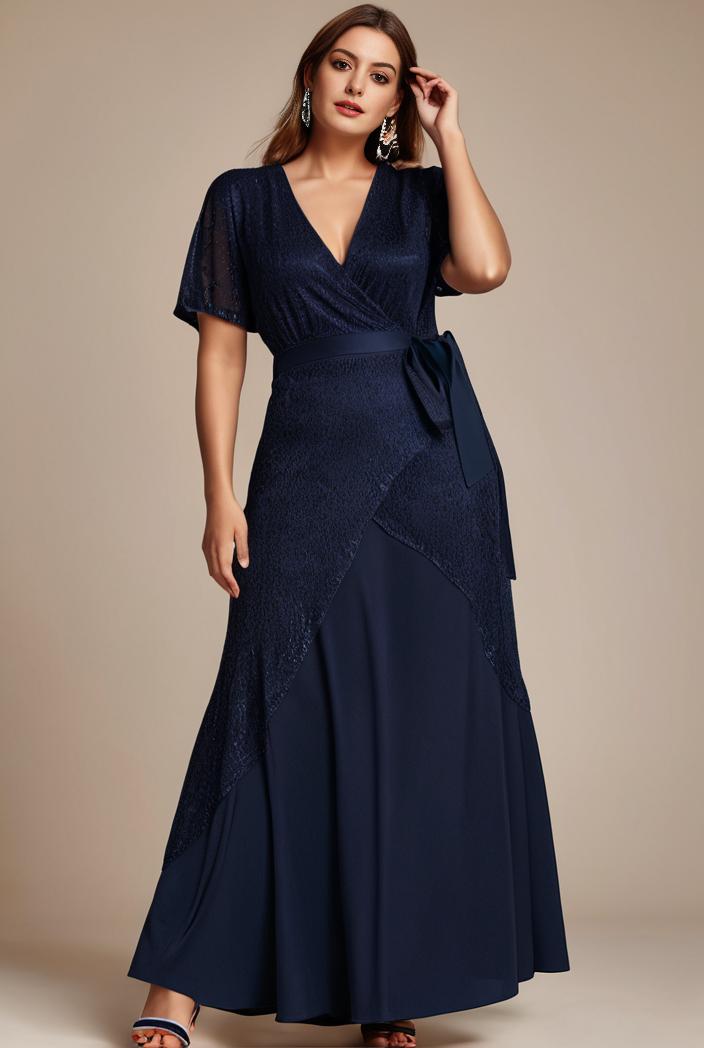 plus size floor length formal evening gowns for weddings 105668