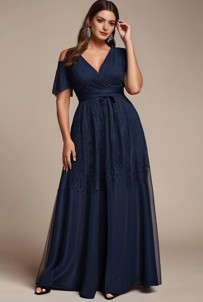 plus size floor length formal evening gowns for weddings 105673