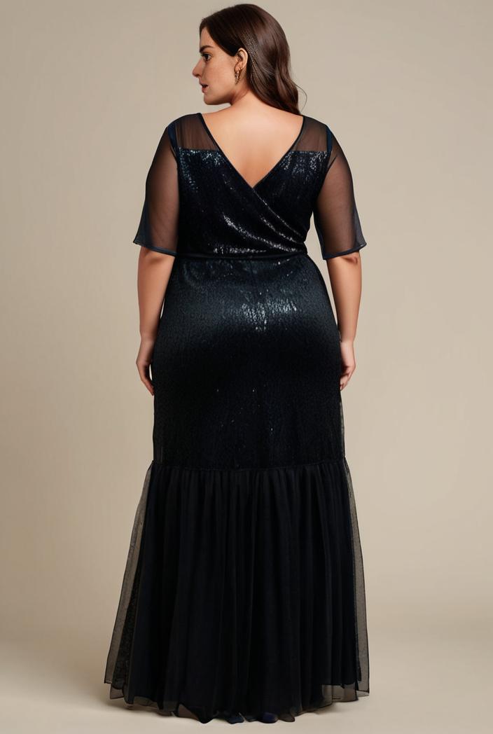 plus size floor length formal evening gowns for weddings 105674