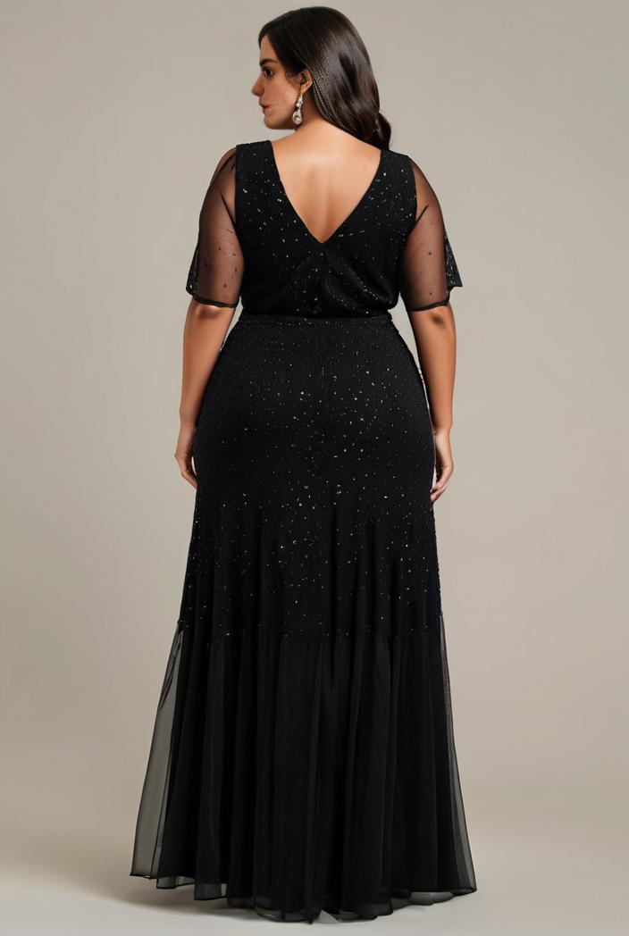 plus size floor length formal evening gowns for weddings 105678