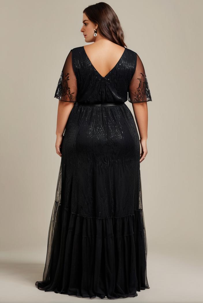 plus size floor length formal evening gowns for weddings 105679