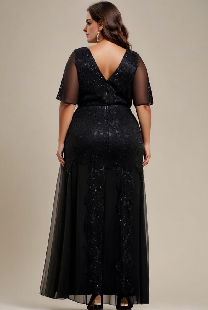 plus size floor length formal evening gowns for weddings 105680