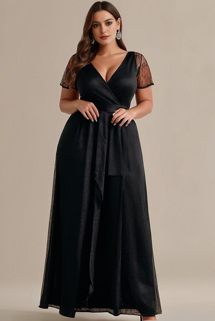 plus size floor length formal evening gowns for weddings 105716