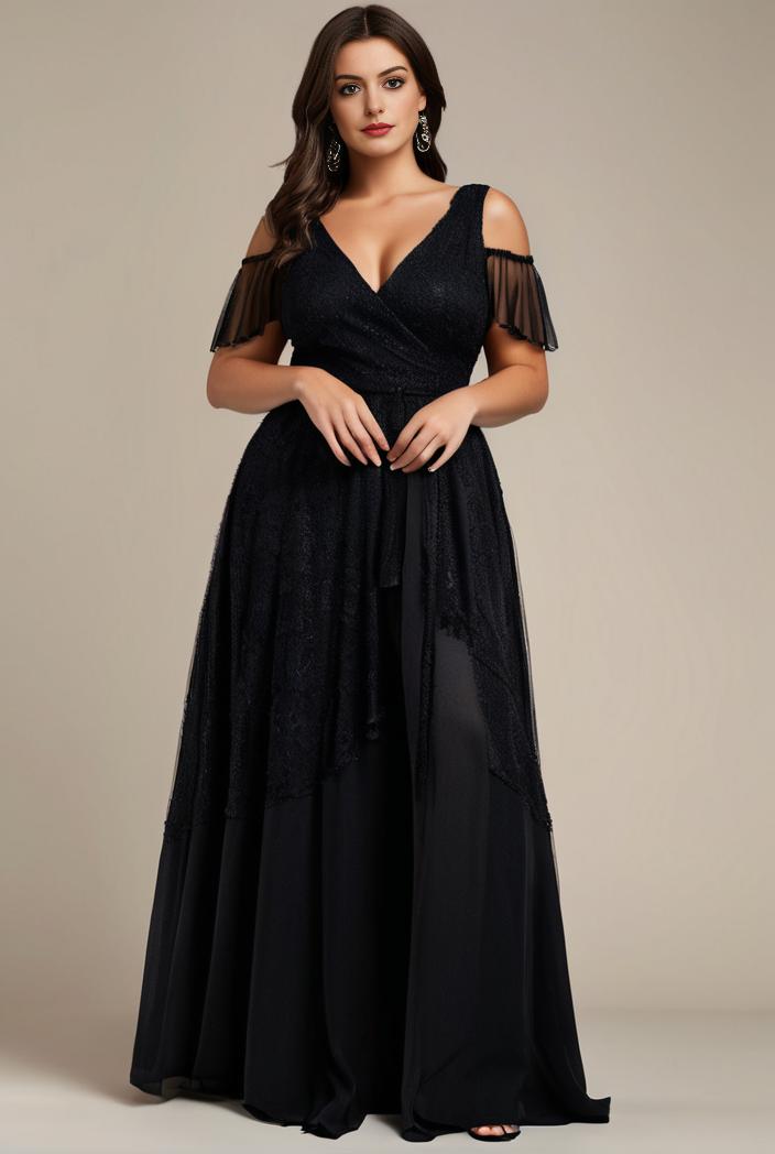 plus size floor length formal evening gowns for weddings 105721