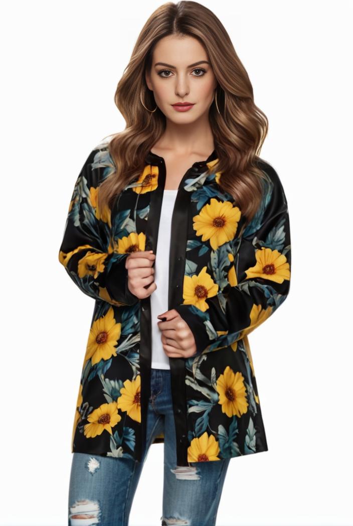 plus size halloween coat women s pus allover cat pumpkin print long sleeve open front medium stretch cardigan overcoat 106012