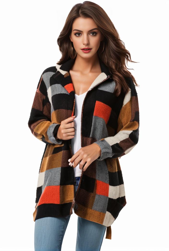 plus size halloween coat women s pus allover cat pumpkin print long sleeve open front medium stretch cardigan overcoat 106013