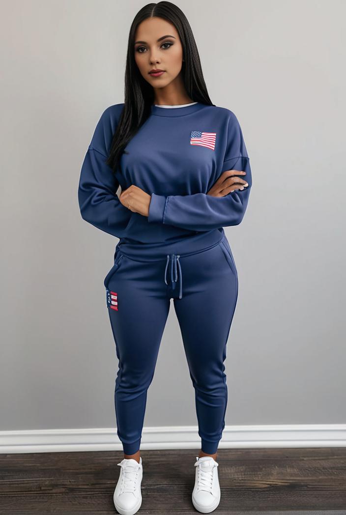 casual drawstring pants and hoodie combo set for women 101685