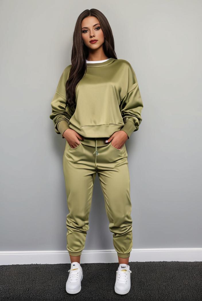 casual drawstring pants and hoodie combo set for women 101727