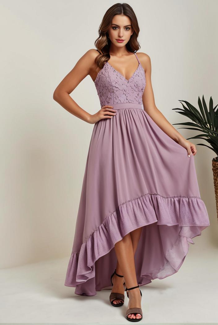 plus size sequin high low deep v neck tulle evening dresses 107255