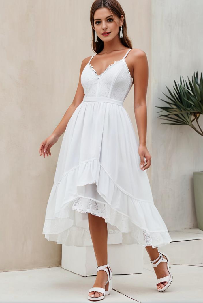 plus size sequin high low deep v neck tulle evening dresses 107276