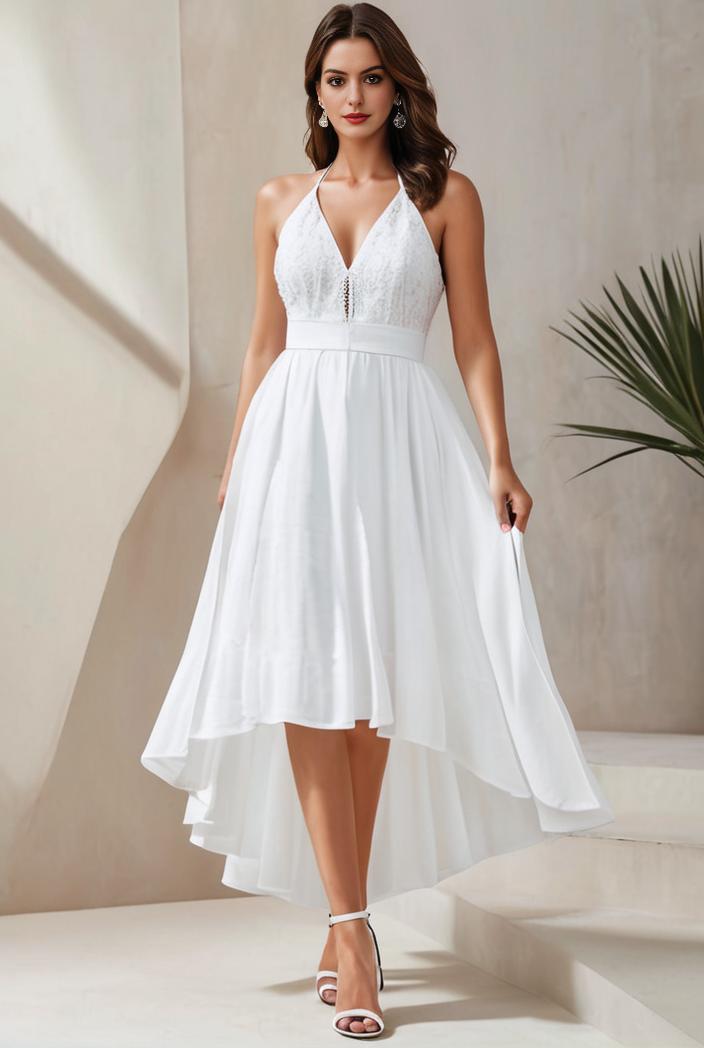 plus size sequin high low deep v neck tulle evening dresses 107281