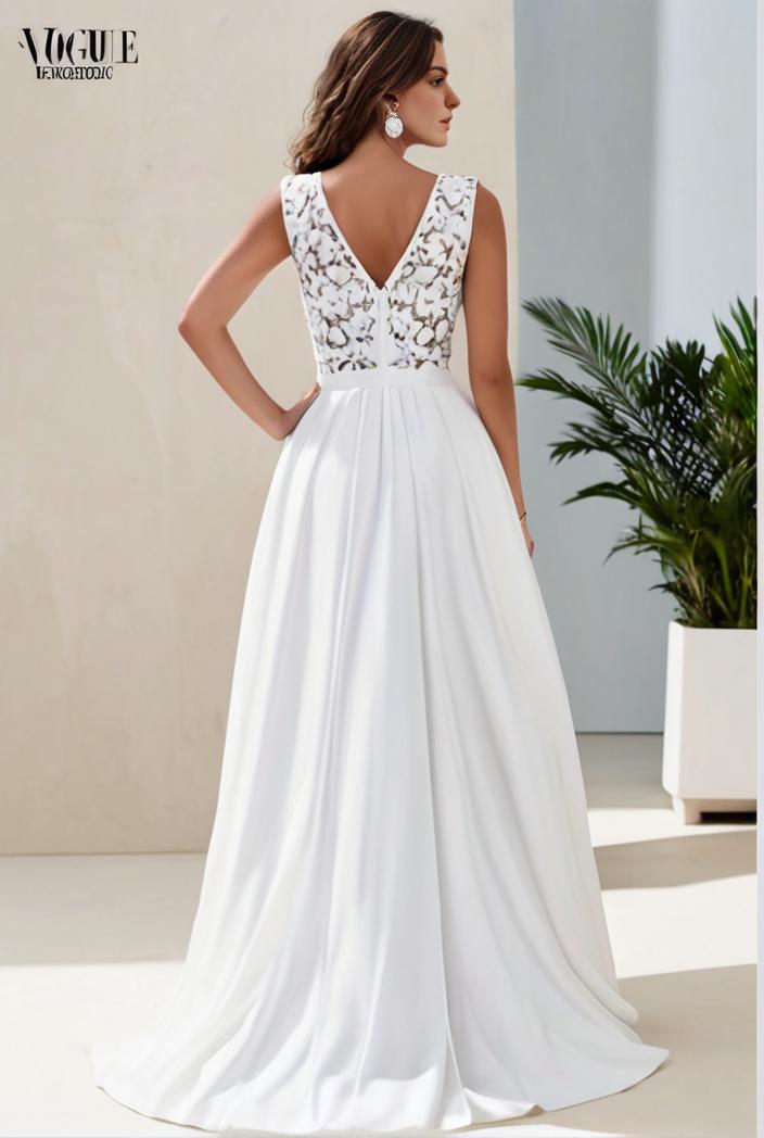 plus size sequin high low deep v neck tulle evening dresses 107288