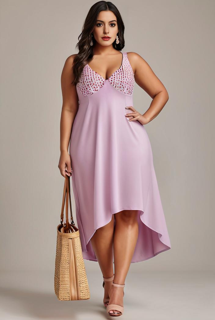 plus size sequin high low deep v neck tulle evening dresses 107302
