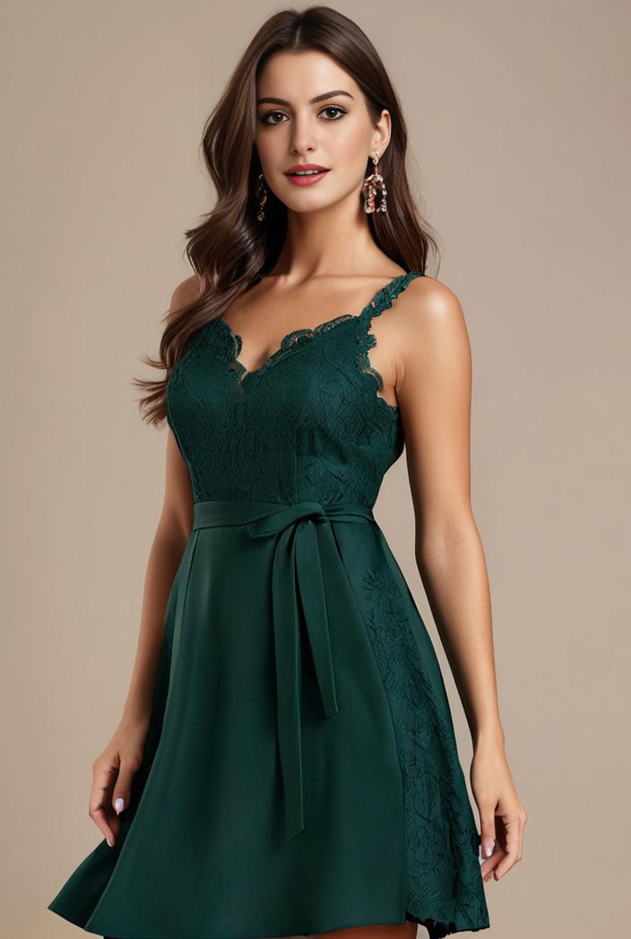 sequin bodice tulle high low evening dress with ribbon waist 109408