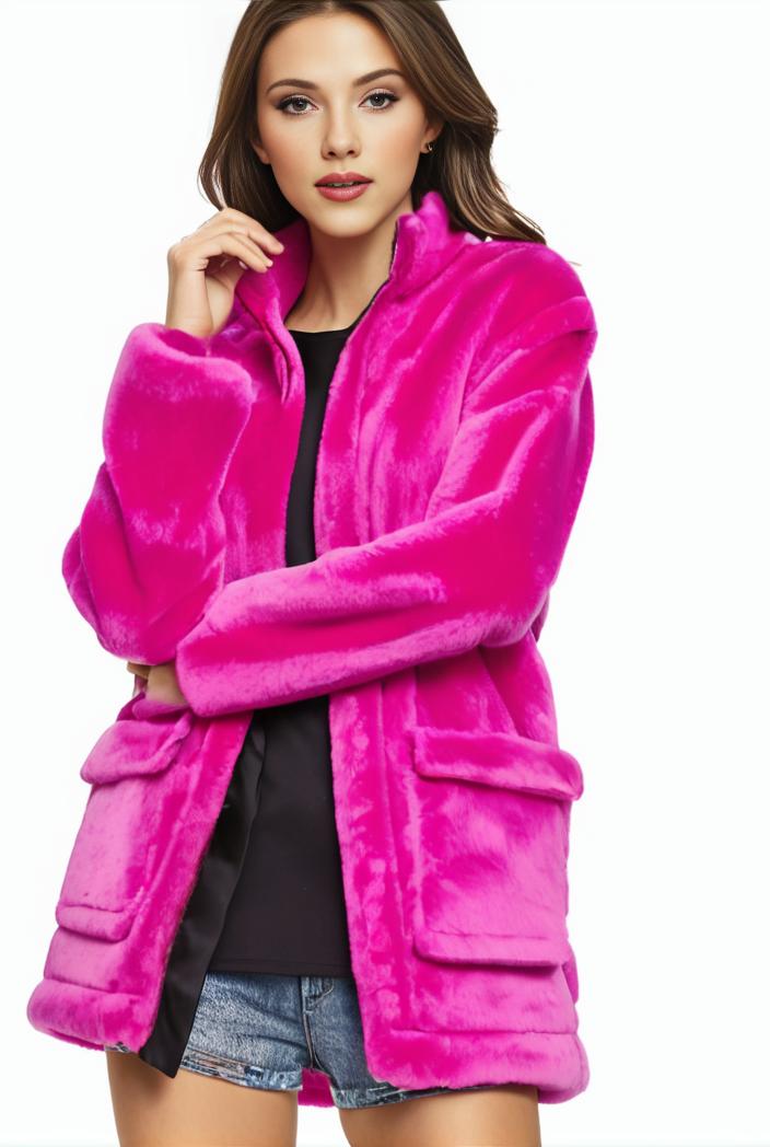 cozy winter teddy coat for women 105458