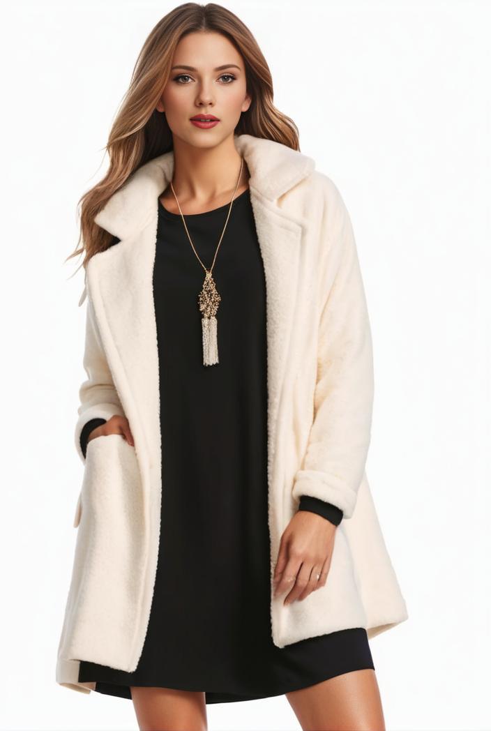 cozy winter teddy coat for women 105464