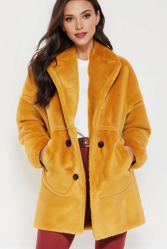 cozy winter teddy coat for women 105485