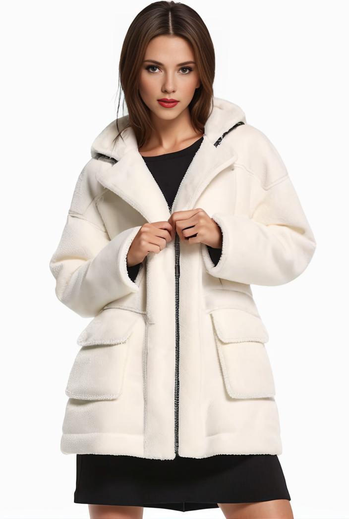 cozy winter teddy coat for women 105517