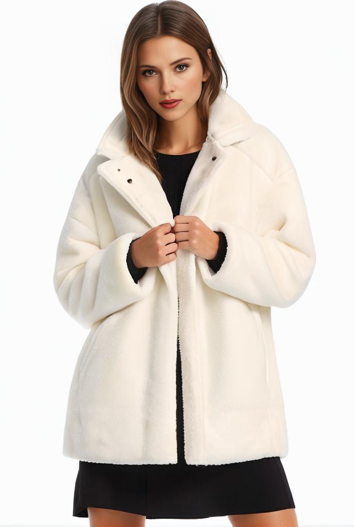 cozy winter teddy coat for women 105519